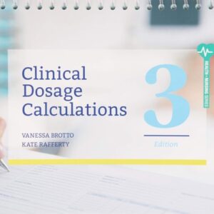 Manual solution For Clinical Dosage Calculations with Online Study Tools 36 months by