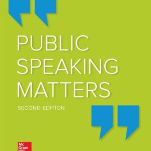 Manual solution For Public Speaking Matters 2 by Kory Floyd