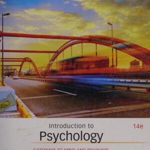Manual solution For Introduction to Psychology: Gateways to Mind and Behavior 14 by Dennis Coon, John O. Mitterer
