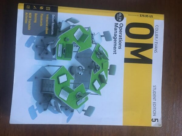 Manual solution For OM5 (with CourseMate, 1 term (6 months) Printed Access Card) (New, Engaging Titles from 4LTR Press) 5 by David A. Collier, James R. Evans