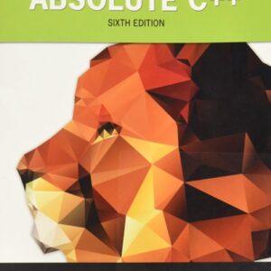 Manual solution For Absolute C++ 6 by Walter Savitch, Kenrick Mock