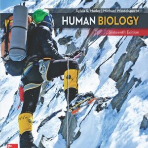 Test Bank For Human Biology 16th by Sylvia Mader, Michael Windelspecht