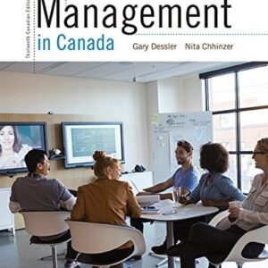 Manual solution For Human Resources Management in Canada, Thirteenth Canadian Edition, by Gary Dessler