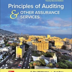 Manual solution For Principles of Auditing & Other Assurance Services 22 by Ray Whittington, Kurt Pany