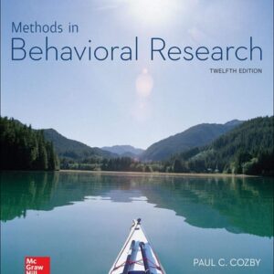 Test Bank For Methods in Behavioral Research (B&B Psychology) Standalone Book 12th by Paul Cozby, Scott Bates