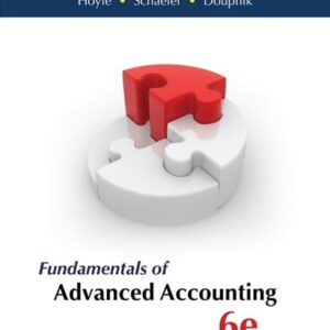 Manual solution For Fundamentals of Advanced Accounting 6 by Joe Ben Hoyle, Thomas Schaefer, Timothy Doupnik