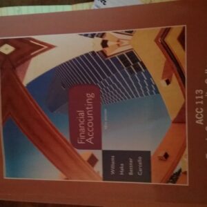 Manual solution For Financial Accounting, 16th Edition 16th by Jan Williams, Susan Haka, Mark Bettner, Joseph Carcello