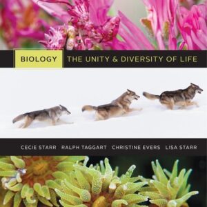 Manual solution For Biology: The Unity and Diversity of Life 13 by Cecie Starr, Ralph Taggart, Christine Evers