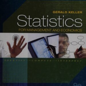 Test Bank For Statistics for Management and Economics 9th by Gerald Keller