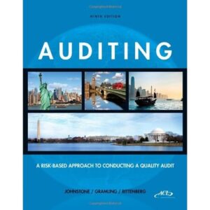 Manual solution For Auditing: A Risk-Based Approach to Conducting Quality Audits 9 by Karla Johnstone, Audrey Gramling, Larry E. Rittenberg
