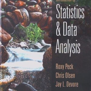 Manual solution For Introduction to Statistics and Data Analysis 5 by Roxy Peck, Chris Olsen, Jay L. Devore