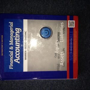 Manual solution For Financial & Managerial Accounting 12 by Carl S. Warren, James M. Reeve, Jonathan Duchac