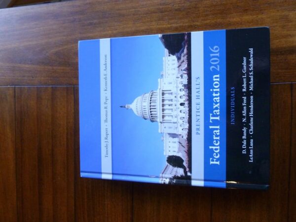 Manual solution For Prentice Hall's Federal Taxation 2016 Individuals (29th Edition) 29 by Thomas R. Pope, Timothy J. Rupert, Kenneth E. Anderson
