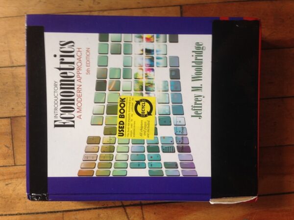 Manual solution For Introductory Econometrics: A Modern Approach (Upper Level Economics Titles) 5 by Jeffrey M. Wooldridge