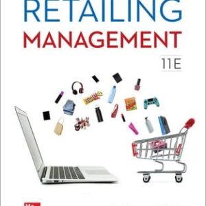 Manual solution For Retailing Management 11 by Michael Levy, Barton Weitz, Dhruv Grewal