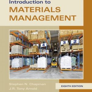 Manual solution For Introduction to Materials Management 8 by Steve Chapman, Tony Arnold, Ann Gatewood, Lloyd Clive