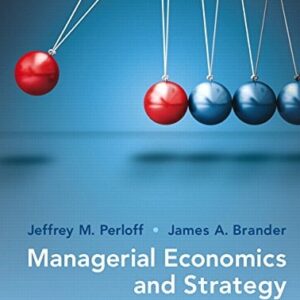 Manual solution For Managerial Economics and Strategy (The Pearson Series in Economics) 2 by Jeffrey Perloff, James Brander