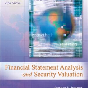 Manual solution For Financial Statement Analysis and Security Valuation 5 by Stephen Penman