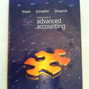 Test Bank For Fundamentals of Advanced Accounting 5th by Joe Ben Hoyle, Thomas Schaefer, Timothy Doupnik