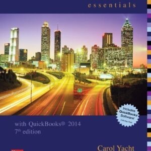 Manual solution For Computer Accounting Essentials with QuickBooks 2014 7 by Carol Yacht, Susan Crosson