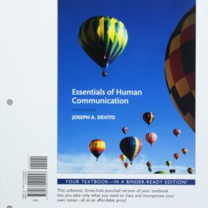 Manual solution For Essentials of Human Communication -- Books a la Carte (9th Edition) 9 by Joseph A. DeVito