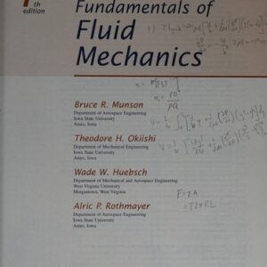 Manual solution For Fundamentals of Fluid Mechanics 7 by Bruce R. Munson, Alric P. Rothmayer, Theodore H. Okiishi, Wade W. Huebsch