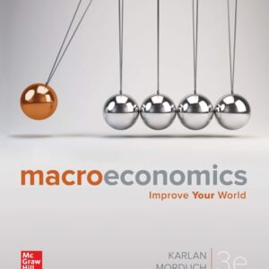 Manual solution For Macroeconomics 3 by Dean Karlan, Jonathan Morduch