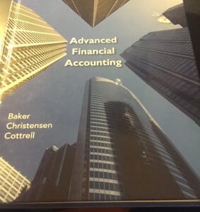 Manual solution For Advanced Financial Accounting 9 by Richard Baker, Theodore Christensen, David Cottrell