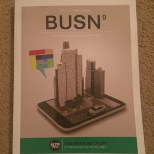 Manual solution For BUSN (with BUSN Online, 1 term (6 months) Printed Access Card) (New, Engaging Titles from 4LTR Press) 9 by Marcella Kelly, Chuck Williams