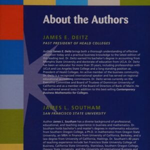 Manual solution For Contemporary Business Mathematics for Colleges 17 by James E. Deitz, James L. Southam