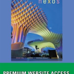 Manual solution For Premium Website for Long/Carreira/Velasco/Swanson's Nexos, 4th Edition, [Instant Access], 4 terms (24 months) 4 by Sheri Spaine Long, María Carreira, Sylvia Madrigal Velasco, Kristin Swanson