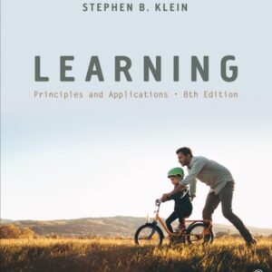 Manual solution For Learning: Principles and Applications 8 by Stephen B. Klein