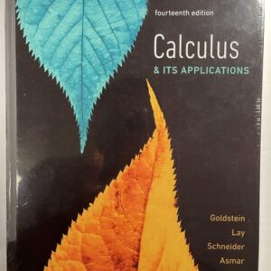 Manual solution For Calculus & Its Applications 14 by Larry Goldstein, David Lay, David Schneider, Nakhle Asmar