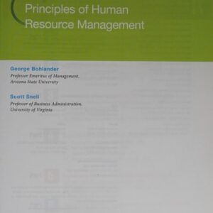 Test Bank For Principles of Human Resource Management. by Scott Snell, George Bohlander International ed of 16th revised edth by Scott Snell,George Bohlander