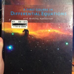 Manual solution For A First Course in Differential Equations with Modeling Applications 10 by Dennis G. Zill