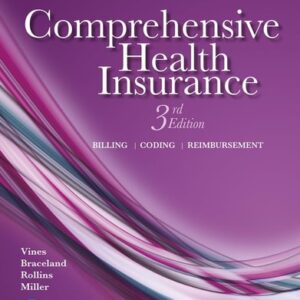 Manual solution For Comprehensive Health Insurance: Billing, Coding, and Reimbursement 3 by Deborah Vines, Ann Braceland, Elizabeth Rollins, Susan Miller