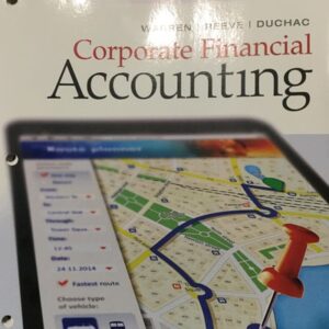 Test Bank For Corporate Financial Accounting 14th by Carl S. Warren, James M. Reeve, Jonathan Duchac