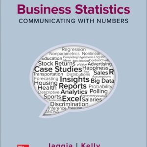 Test Bank For Business Statistics: Communicating with Numbers 4th by Sanjiv Jaggia, Alison Kelly