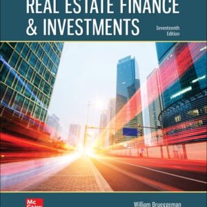 Test Bank For Real Estate Finance & Investments 17th by William Brueggeman, Jeffrey Fisher