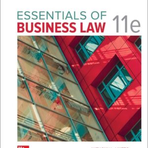 Manual solution For Essentials of Business Law 11 by Anthony Liuzzo, Ruth Calhoun Hughes