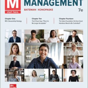 Test Bank For M: Management 7th by Thomas Bateman, Robert Konopaske