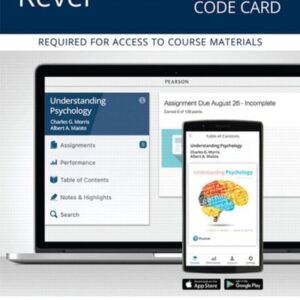 Manual solution For Revel for Understanding Psychology -- Access Card (What's New in Psychology) 12 by Charles Morris Professor Emeritus, Albert Maisto