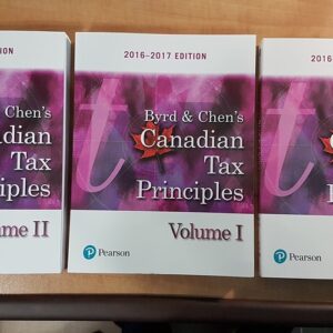 Manual solution For Byrd & Chen's Canadian Tax Principles, 2016 - 2017 Edition Plus Companion Website with Pearson eText -- Access Card Package 1 by Ida Chen Clarence Byrd (Author) (Author)