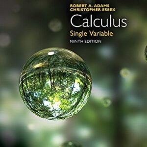 Manual solution For Calculus: Single Variable (9th Edition) 9 by Robert Adams, Christopher Essex