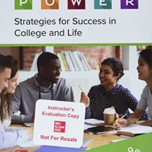 Manual solution For P.O.W.E.R. Learning: Strategies for Success in College and Life 9 by Robert Feldman