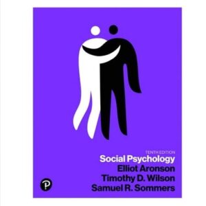 Manual solution For Social Psychology [RENTAL EDITION] 10 by Elliot Aronson, Timothy D. Wilson, Robin M. Akert, Samuel R. Sommers
