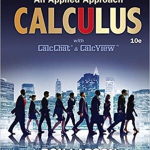 Manual solution For Calculus: An Applied Approach 10 by Ron Larson