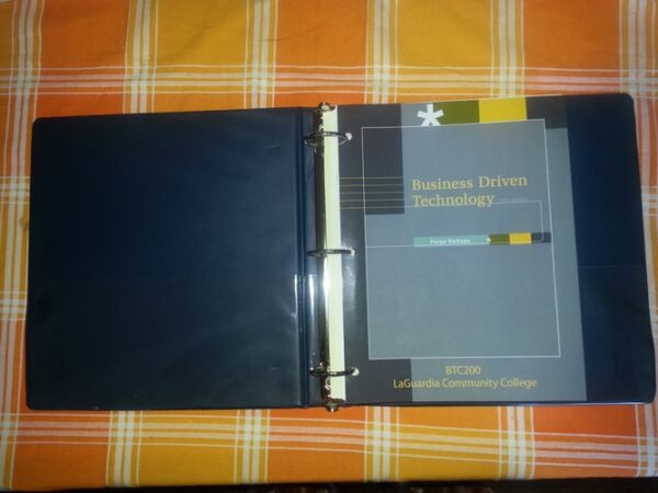Test Bank For Business Driven Technology 5th by Paige Baltzan