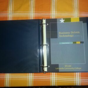 Manual solution For Business Driven Technology 5 by Paige Baltzan