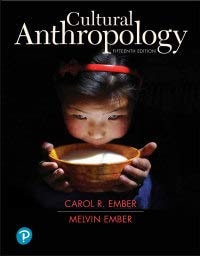 Test Bank For Cultural Anthropology 15th by Carol R. Ember